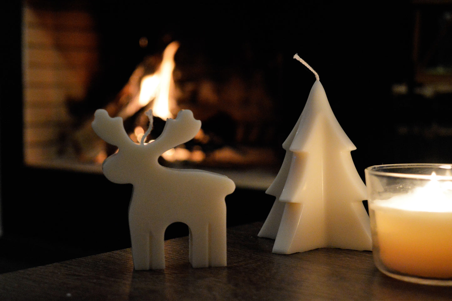 Reindeer Candle